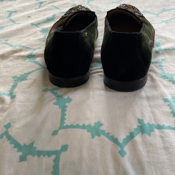 Donald & Lisa Pliner signature velvet snake beaded loafer size 11 - Picture 4 of 13